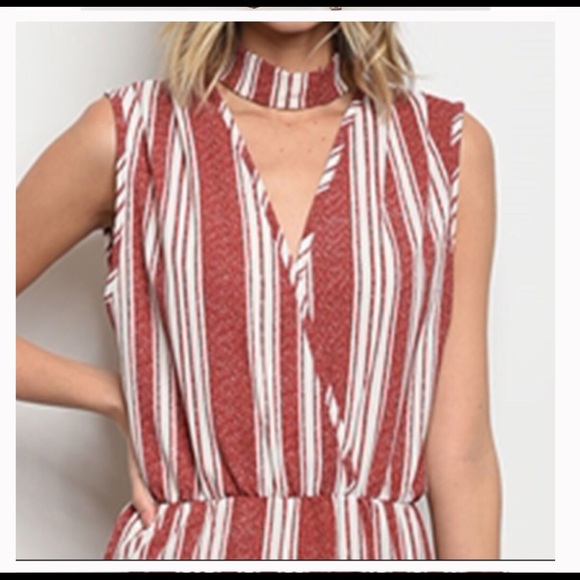 Stripe Wide Leg Jumpsuit🔥❤️🔥Flash Sale🔥❤️🔥 - Picture 3 of 4